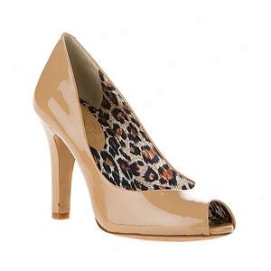 Jessica Simpson Ramonna Cognac Patent Pump