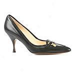 Joan & David Lancer Leather Pump With O-ring