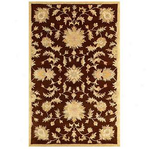 Joyce Coolection Brown Hand Tufted Wool Rug