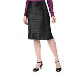 Js Collections Satin Skirt With Tiered Pleats