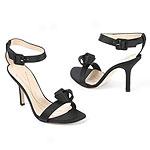 Kate Spade Laughter Knotted Strappy Satin Heels