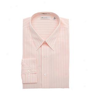 Kenneth Cole Ny Peach Stripe Dress Shirt