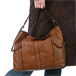 Kenneth Cole Reaction Large Pebbled Leather Bag