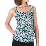Kenneth Cole Reaction Twisted Strap Print Tank Top