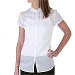 Kenneth Cole Reaction White Cotton-wool Lace Blouse
