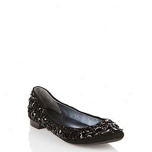 Kenneth Cole Sparkle N Shines Suede Flat