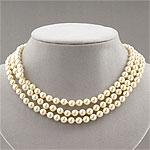 Kenneth Jay Lane 19 In Multistrand Pearl Necklace