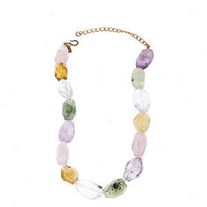 Kenneth Jay Lane Multiccolored Bead Chain Necklace