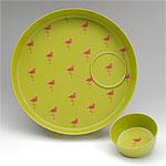 Key West Flamingo Chip & Dip Platter