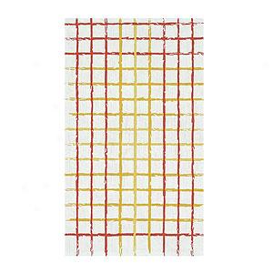 Kids The Rug Market Rough Plaid Red Wool Rug