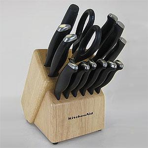 Kitchenaid 16pc Stamped Delrin With Endcap Cutlery