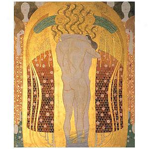 Klimt A Kiss For The Whole World Canvas Print