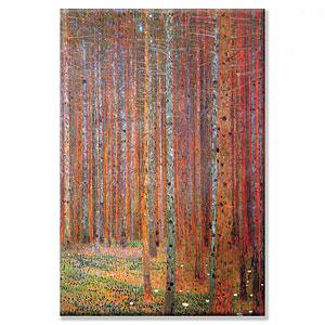 Klimt Tannerwald Canvas Print