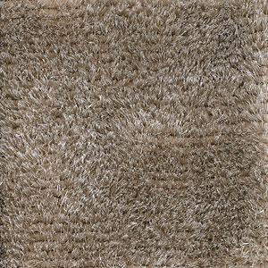 Latte Wool & Art Silk Hand-woven Rug