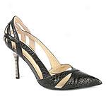 Laundry Mogul Croc Stiletto Dress Shoe