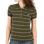 Le Tigre Striped Stretcb Jersey Polo Shirt