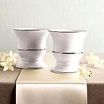 Lenox Wedding Promises Opal Innocence 2pc Votive