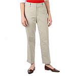 Linda Allard For Ellen Tracy Beige Ctoton Pants