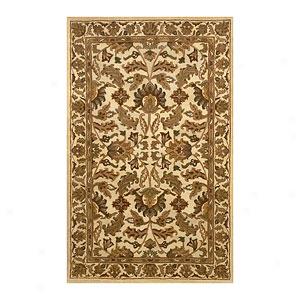 Lombardi Arts & Crafts Ivory Hand Tuftd Wool Rug