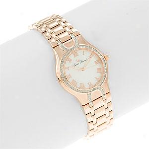 Lucien Piccard Womens Horseshoe Diamond Watch