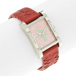 Lucien Piccard Womens Pave Diamond Watch