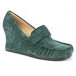 Luichiny Chloe Suede Wedge Heel Loafer