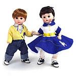 Madame Alexander Bandstand Swing Set Of 2 Dolls