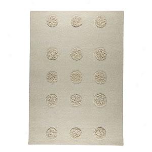 Malmoe White Hand-tufted Wool Rug