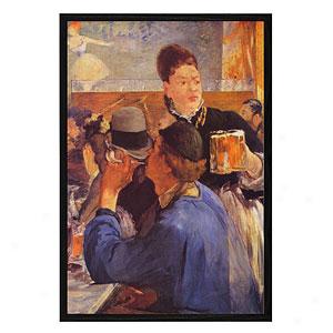 Manet Beer Waitress Framed Print