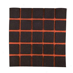 Manhattan Brown & Orange Hand-knotted Wool Rug