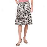 Marc By Marc Jacobs Tiered Black Floral Silk Skirt