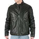 Marc New York Skyy Black Leather Coat