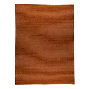 Margarita Orange Hand-woven Wool Rug