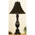 Mason Lamp With Tapered Black Protection