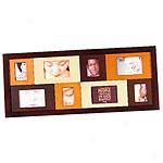 Melannco 8-opening Coloage Brown Frame