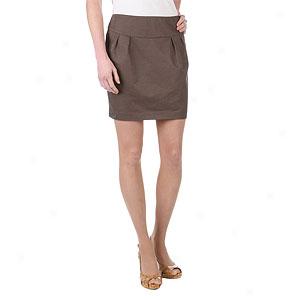 Michael By Michael Kors Short Dotted Skirt