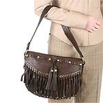 Michael Kors Scorpios Shoulder Sack With Fringe