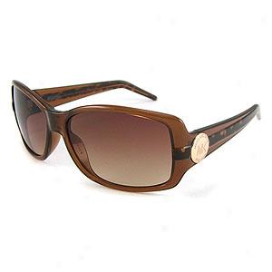 Michael Kors Womens St Lucia Brown Sunglasses