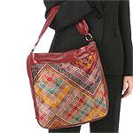 Missoni Muticolor Shopper With Leather Trim