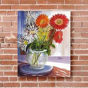 Mixed Flowers Ii 16 In X20 In Canvas Print