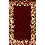 Momeni Ovedsized Burgundy Garden Wool Artisan Rug