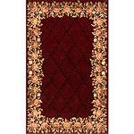 Momeni Serene Oversized Burgundy Florsl Wool Rug