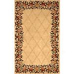 Momeni Serene Oversized Ivory Floral Wool Rug