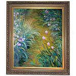 Monet Irises Oil Painting