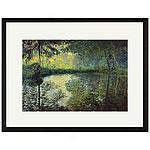 Monet The Pond At Montgeron Framed Print