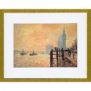 Monet The Thames At Westminster Framed Print