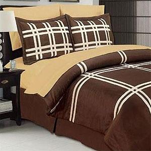 Monotone Chocolafe 8pc Bed Enesmble