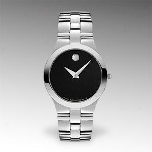 Movado Mens Stainless Steel Juroo Watch