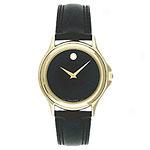 Movado Muse8m Ladies' Goldtone/black Watch