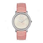 Movado Women's Revi Swiss Diamond Bezel Watch